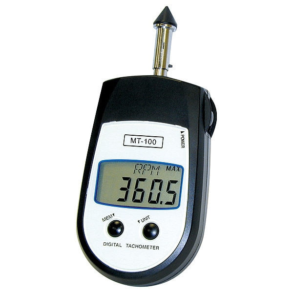 Tachometer, Contact, 1 to 25000 RPM