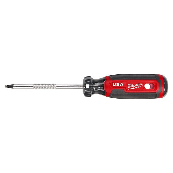 4 in. #2 Square Cushion Grip Screwdriver (Made in USA)
