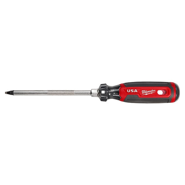 6 in. #3 Square Cushion Grip Screwdriver (Made in USA)