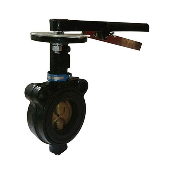 Butterfly Valve, Wafer, 3 In, PTFE Liner