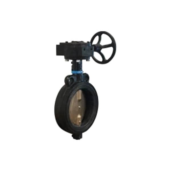 Butterfly Valve, Wafer, 6 In, Gear Handle