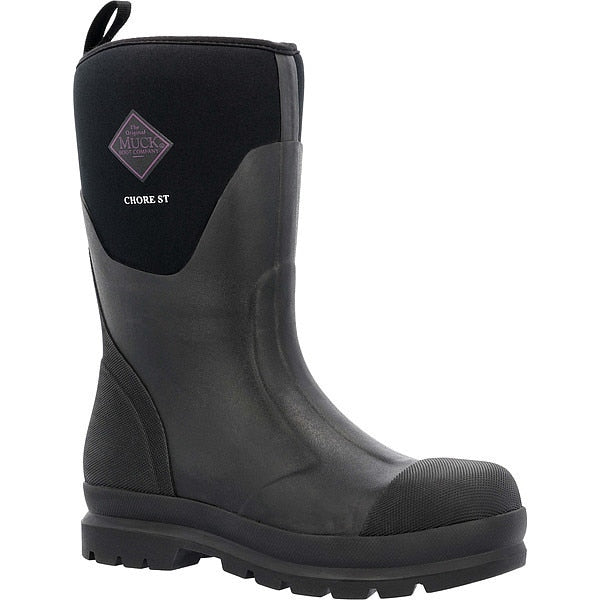 Women Rubber Boot, Black, Size 6, PR