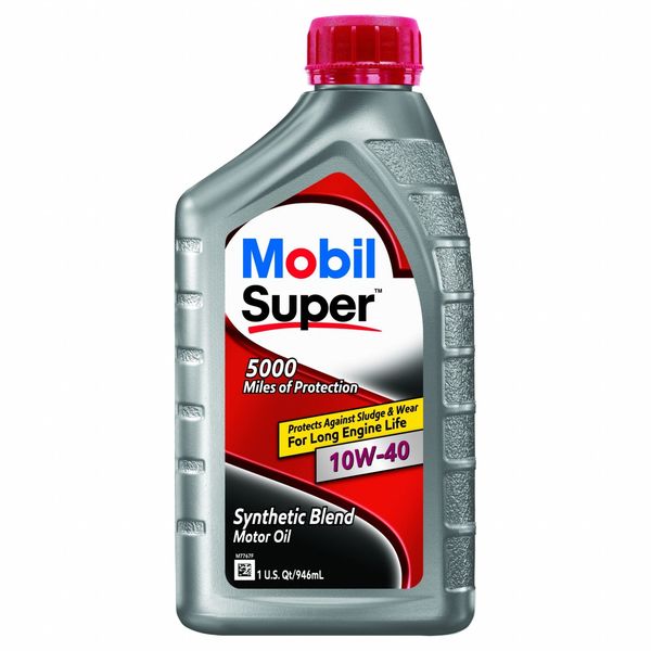 MOBIL SUPER 10W-40, 6X1QT CASE