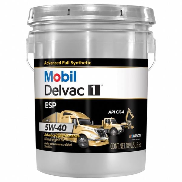 MOBIL DELVAC 1 ESP 5W-40, 5GA PAIL