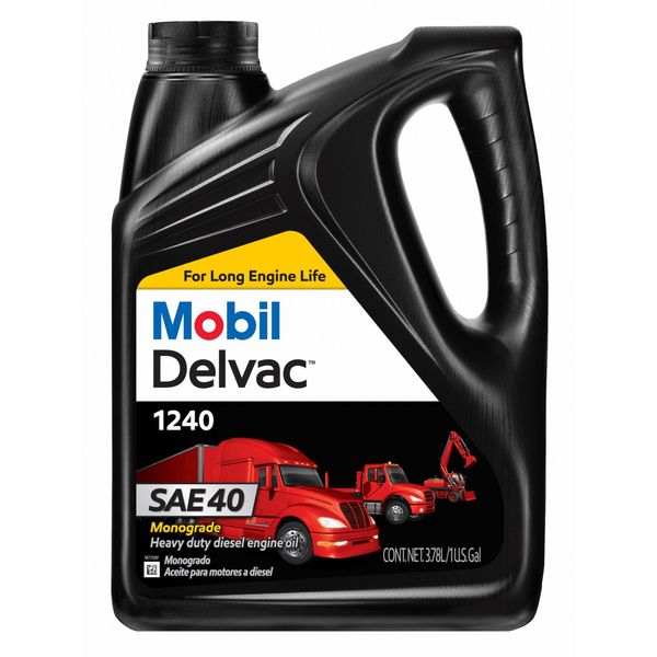 MOBIL DELVAC 1240, Diesel Engines, 1 gal