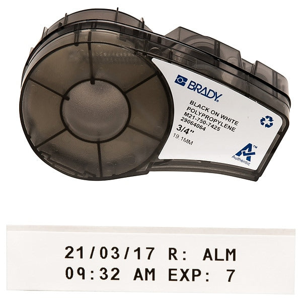 Label, Black/White, Labels/Roll: Continuous