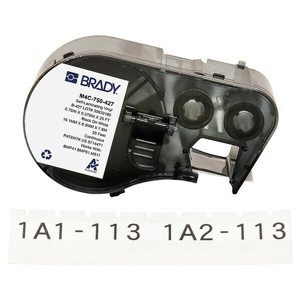 Precut Label Roll Cartridge, Translucent