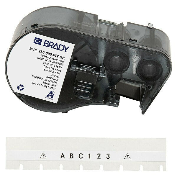 Label and Ribbon Cartridge, Vinyl