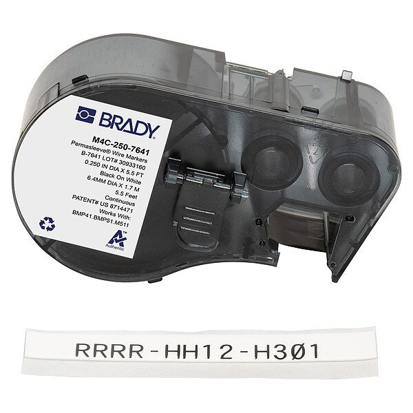 Precut Label Cartridge, Matte, 7/16 in H