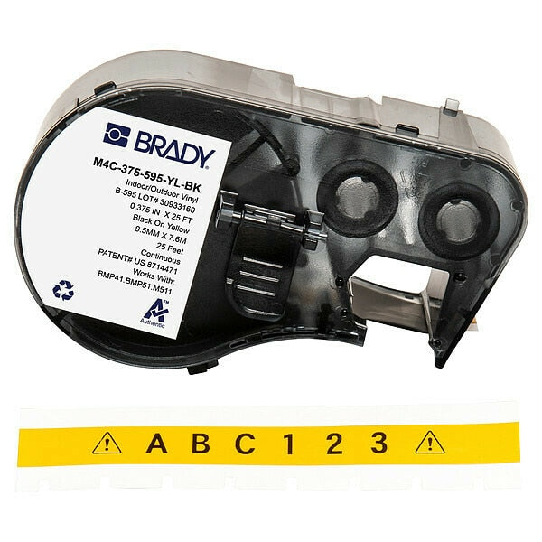 Label and Ribbon Cartridge, Vinyl