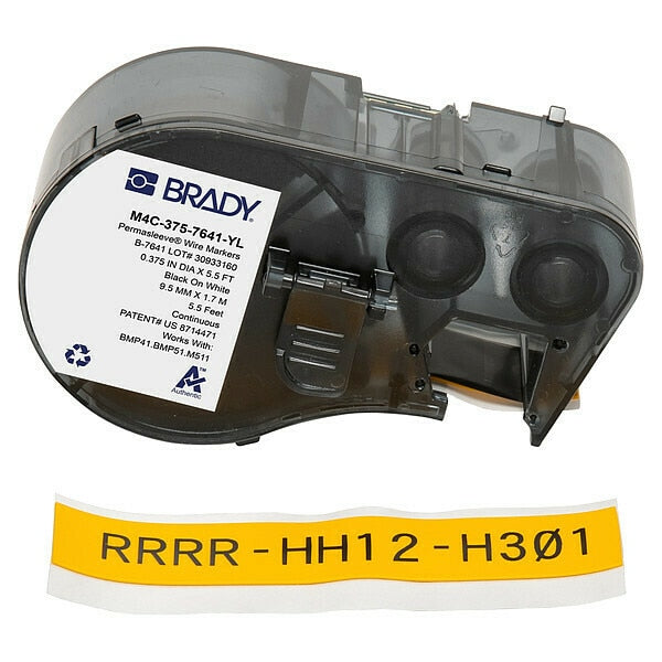 Precut Label Cartridge, Matte, 41/64 in H