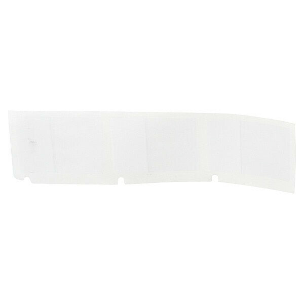Precut Label Roll Cartridge, Clear/White