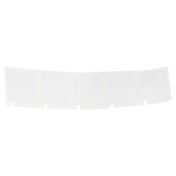Precut Label Roll Cartridge, Clear/White