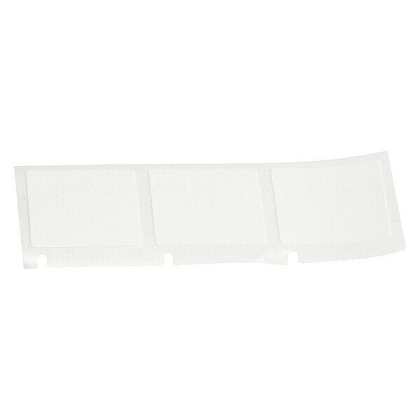 Precut Label Roll Cartridge, Vinyl, White