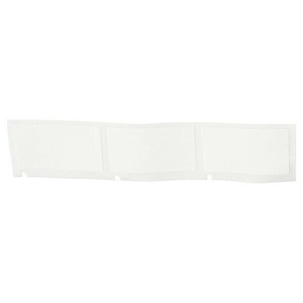 Precut Label Roll Cartridge, Vinyl, White