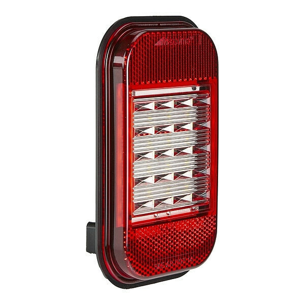 Back-Up Light, Red, Rectangular, 0.5 A