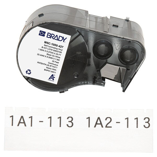 Precut Label Roll Cartridge, Translucent