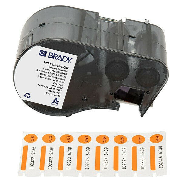 Label and Ribbon Cartridge, Polyester