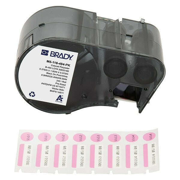 Label and Ribbon Cartridge, Polyester