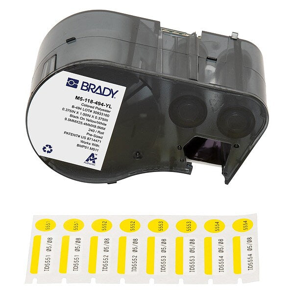Label and Ribbon Cartridge, Polyester