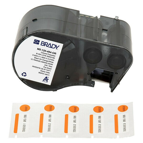Label and Ribbon Cartridge, Polyester