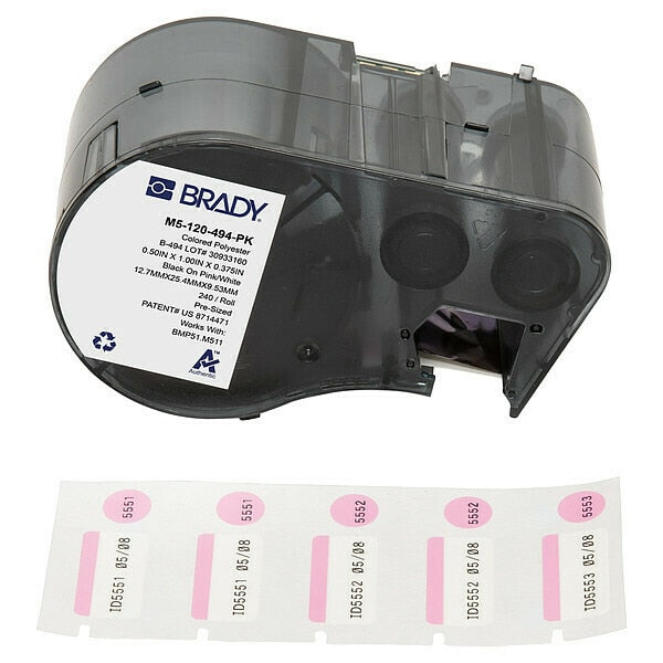 Label and Ribbon Cartridge, Polyester