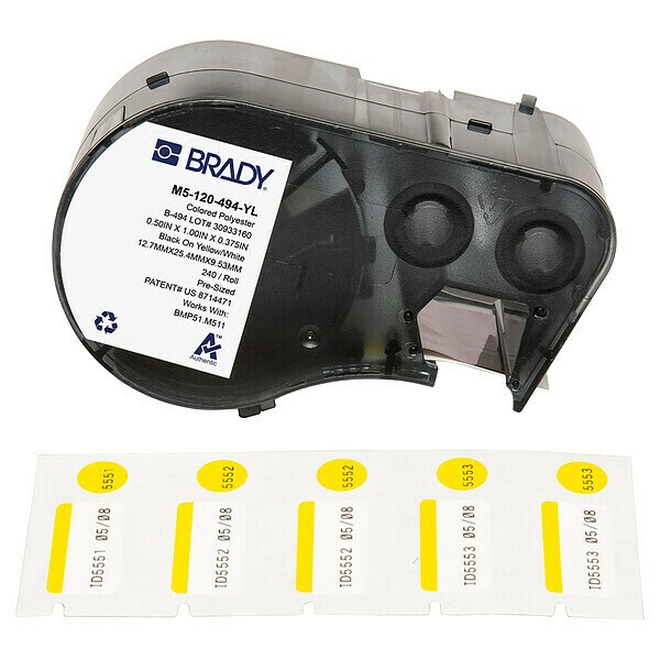 Label and Ribbon Cartridge, Polyester