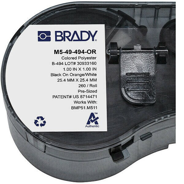 Label and Ribbon Cartridge, Polyester
