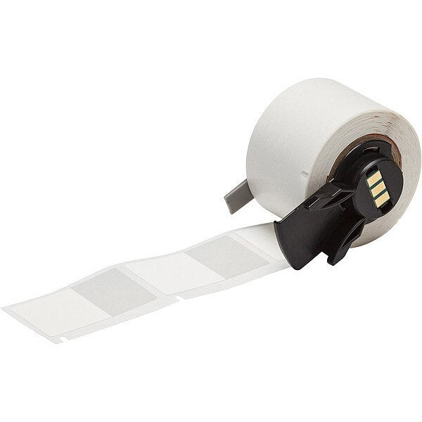 Label, 1 3/4 in W, Clear; White