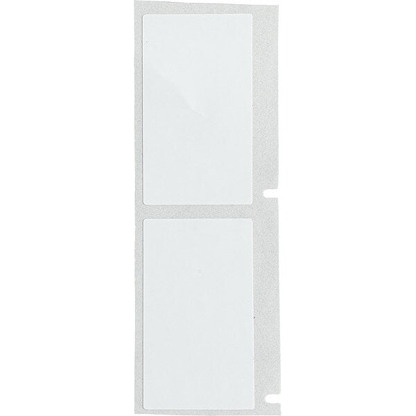 Label, Color White, 1 51/64