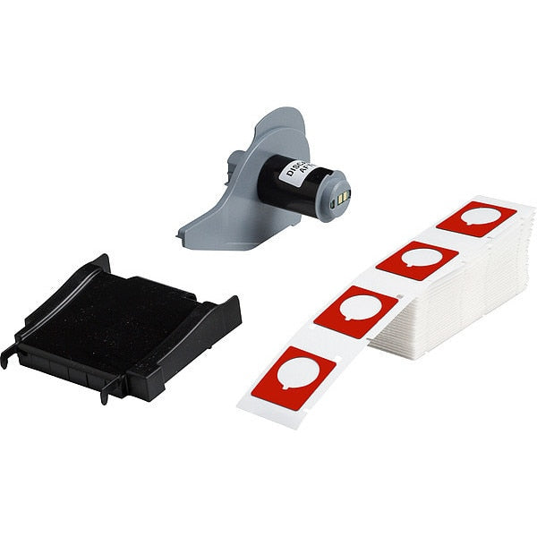 Label, 1 13/64 in W, Red