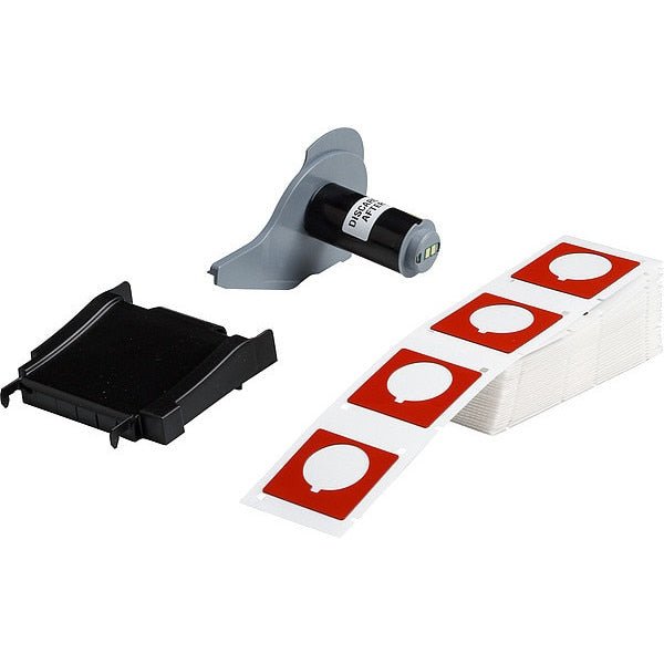 Label, 1 51/64 in W, Red