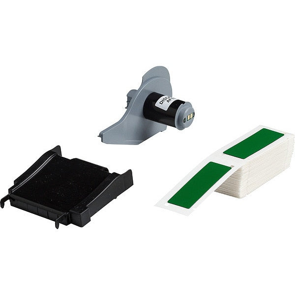 Label, 1 in W, Green