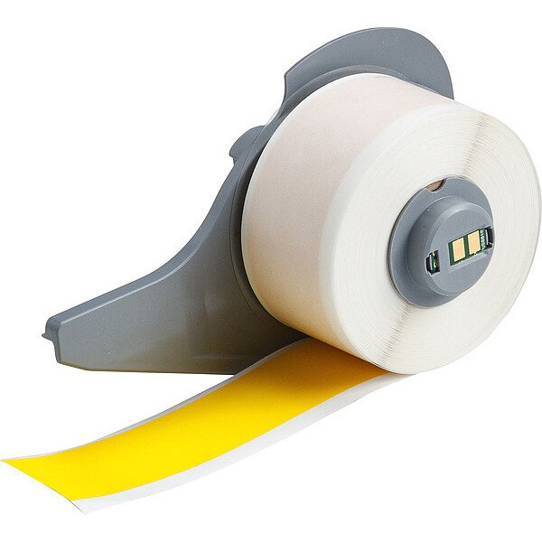 Label, 1 in W, Yellow