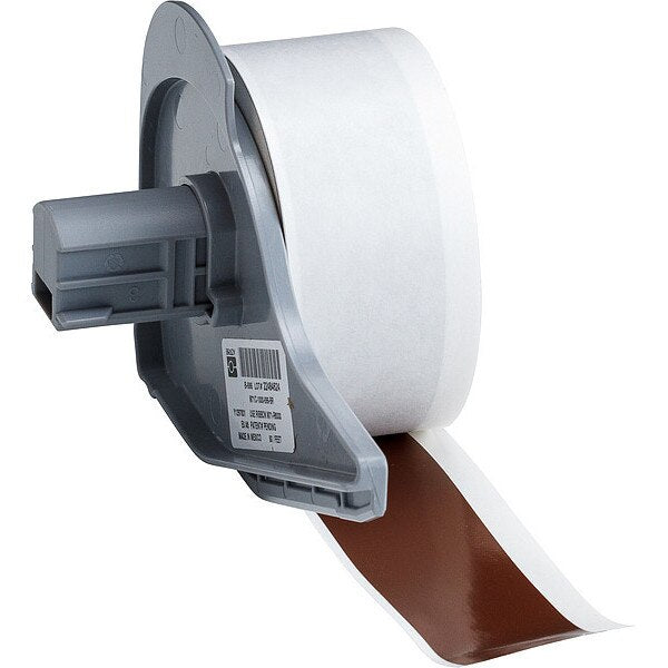Label, 1 in W, Outdoor, Brown