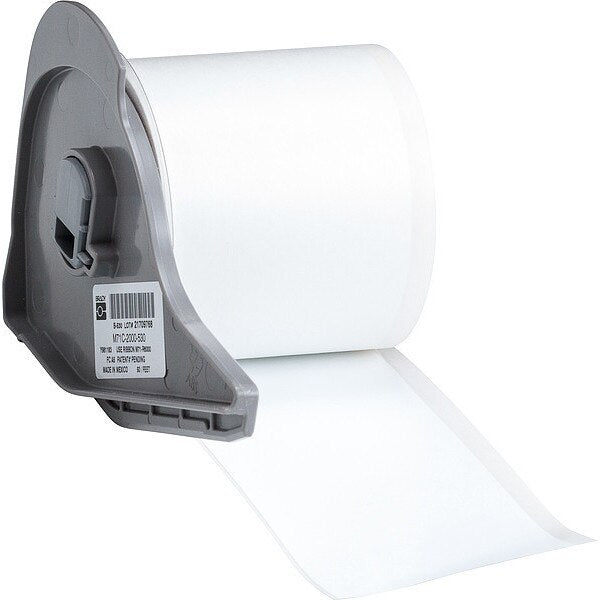Label, 2 in W, Outdoor, White