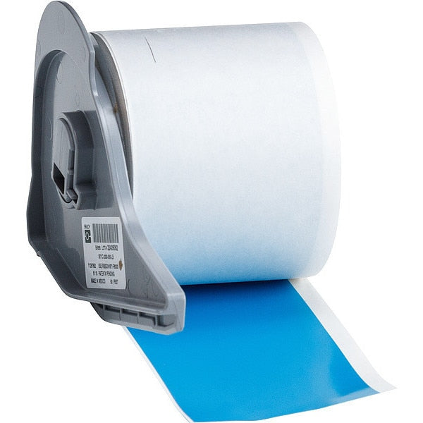 Label, 2 in W, Outdoor, Light Blue