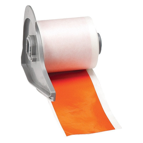 Label, 2 in W, Outdoor, Orange