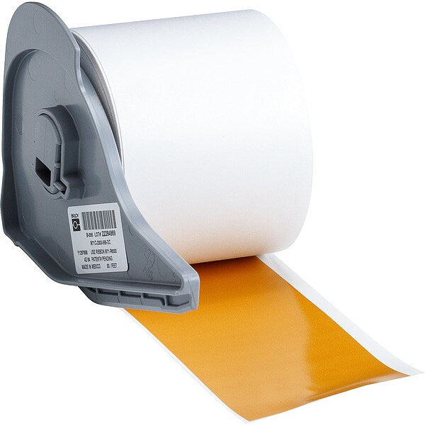 Label, 2 in W, Outdoor, Ochre