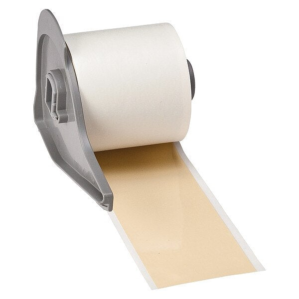 Label, 2 in W, Outdoor, Tan