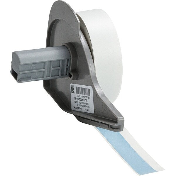 Label, 1/2 in W, Outdoor, Sky Blue