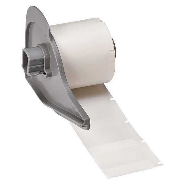 Label, 1 1/2 in W, Clear; White