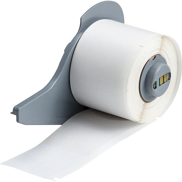Label, 1 1/2 in W, Clear; White