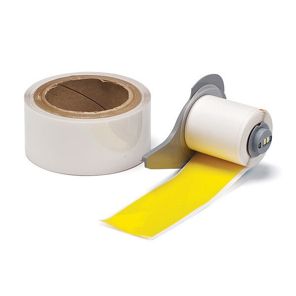 Label, 2 in W, Indoor, Yellow