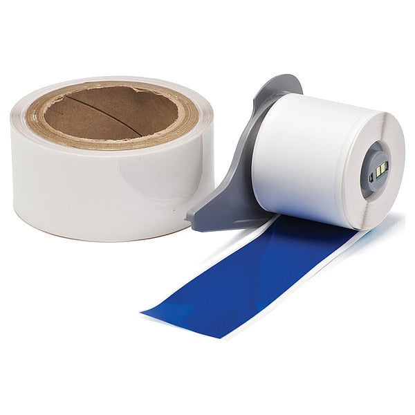 Label, 2 in W, Indoor, Blue