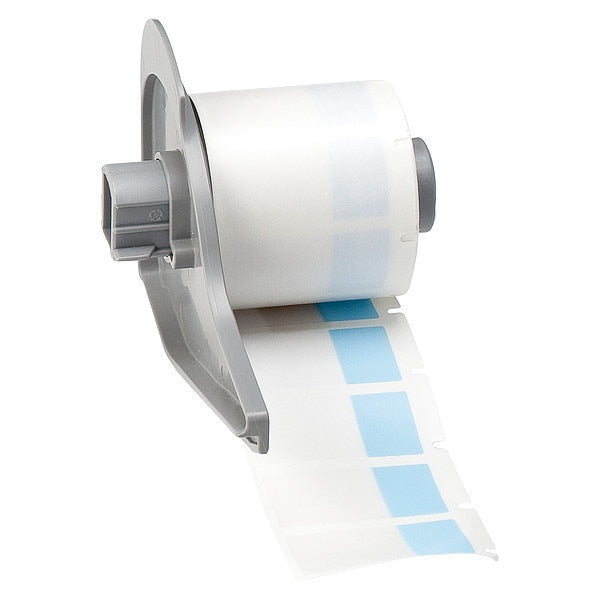 Label, 3/4 in W, Blue; Clear