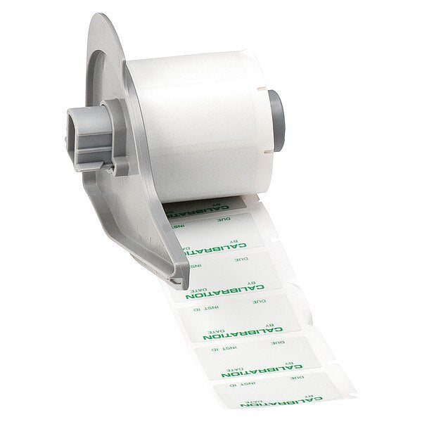 Label, 1 1/2 in W, Gray; Green