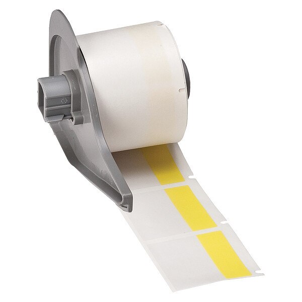 Label, 1 1/2 in W, Clear; Yellow