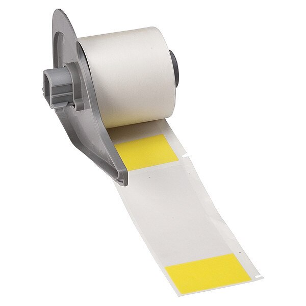Label, 1 1/2 in W, Clear; Yellow