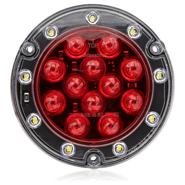Stop/Turn/Tail Light, Red, 1/2